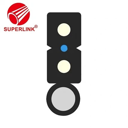 FTTH Kabel Fiberoptisk kabel Drop Indendørs Udendørs Enkelt tilstand 1 2 4 6 8 10 12-ledere G652A1 G652D1 G657A
